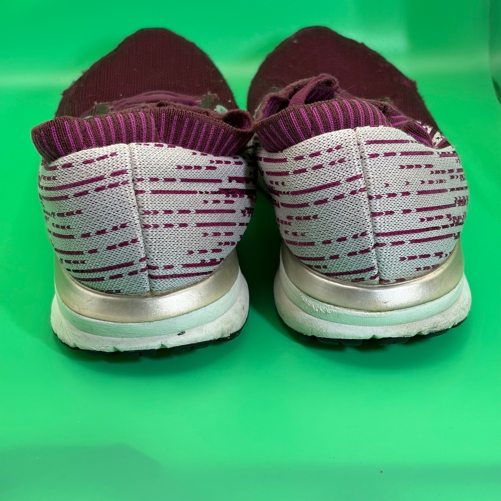Brooks Ricochet Running Shoes Womens 8.5 B Plum/Silver DNA AMP Athletic Sneakers - Picture 7 of 8